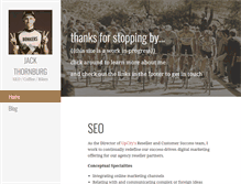 Tablet Screenshot of jackthornburg.com